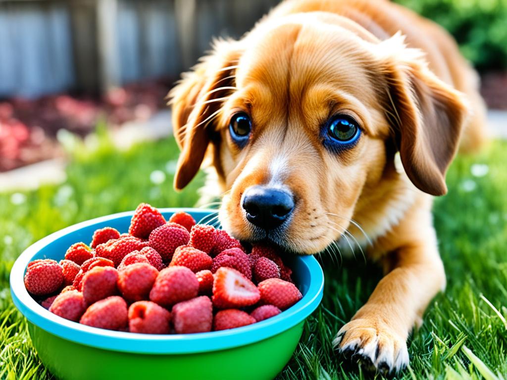 can dogs eat freeze dried strawberries